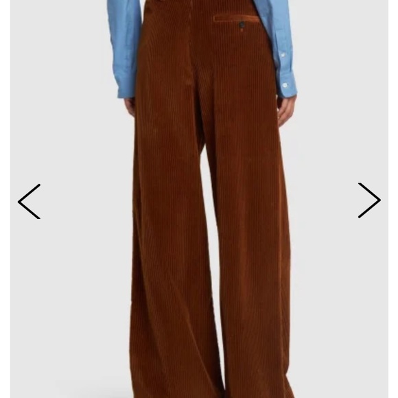 Marni Wide Leg Corduroy Pants - Picture 2 of 16